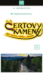 Mobile Screenshot of certovykameny.cz